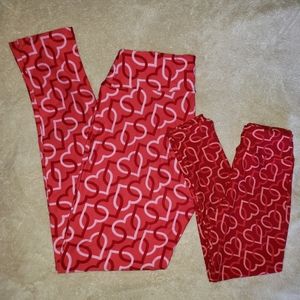 Lularoe Mommy & Me Vintage Valentines